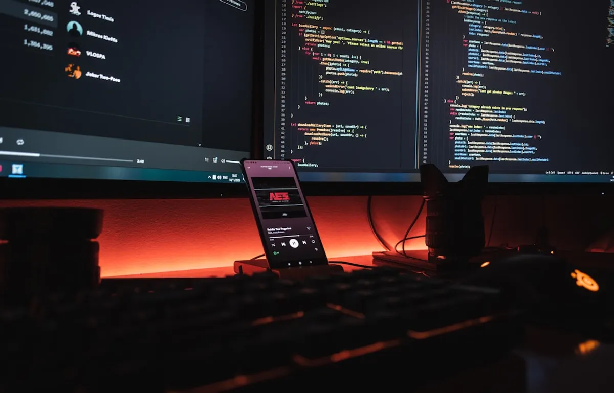 Codebase with Version Control symbols for an article by Atlanta based Software Engineer, Namir Ahmed.