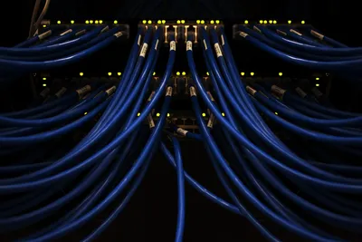 Server racks scaling infrastructure for an article by Atlanta based Software Engineer, Namir Ahmed.