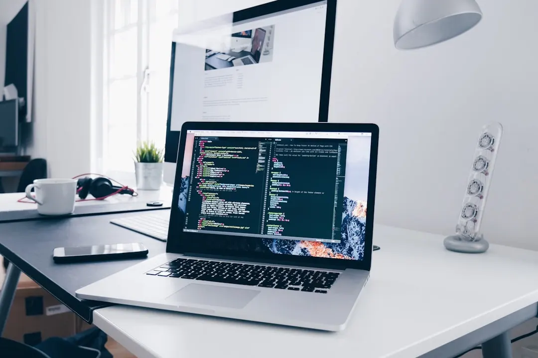 Developer typing on keyboard for an article by Atlanta based Software Engineer, Namir Ahmed.