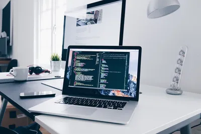 Developer typing on keyboard for an article by Atlanta based Software Engineer, Namir Ahmed.